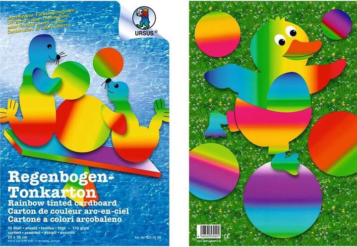 Produktbild Ursus Regenbogen-Tonkarton (170 g/m², 1x)