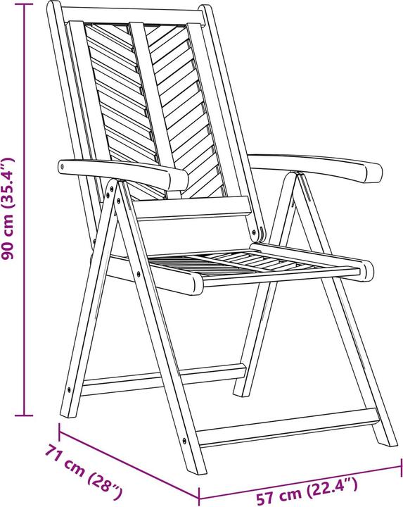 Immagine prodotto vidaXL Gartenstuhl