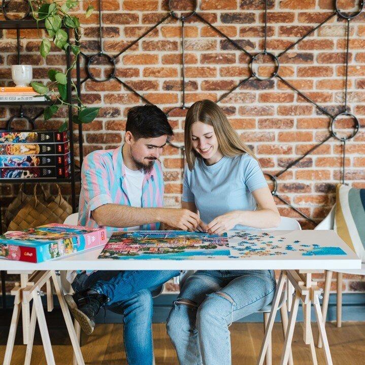 Actual product image Trefl Puzzle Premium Plus 1000 - Modern: Syros, Greece (1000 pieces)