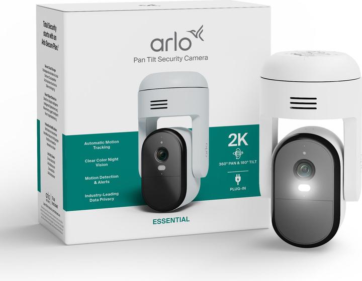 Immagine prodotto Arlo Essential3 2k Ptz Security Camera, Essential3, 2k (2304 x 1296 Pixels)