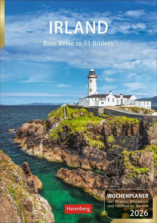 Image du produit Harenberg Irland Wochenplaner 2026 - Eine Reise in 53 Bildern (Allemand)