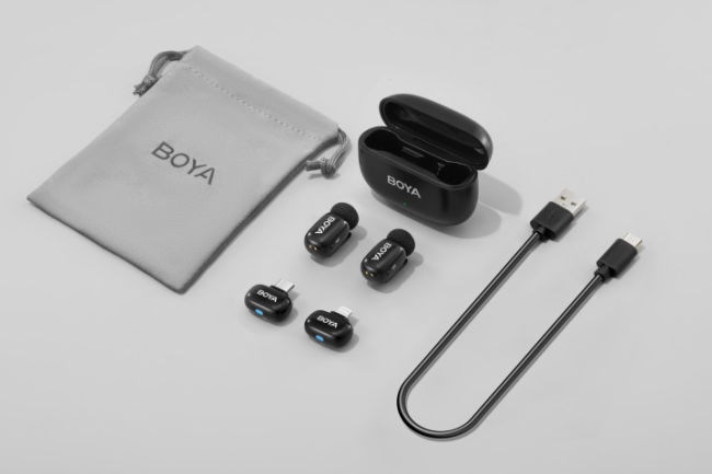 Actual product image Boya mini | Ultracompact 2.4GHz Wireless Microphone System