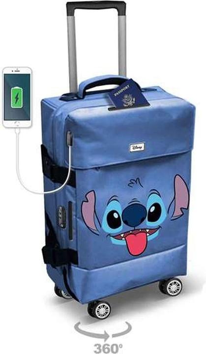 Actual product image Karactermania 4-Wheel Cabin Suitcase Face (30 l)