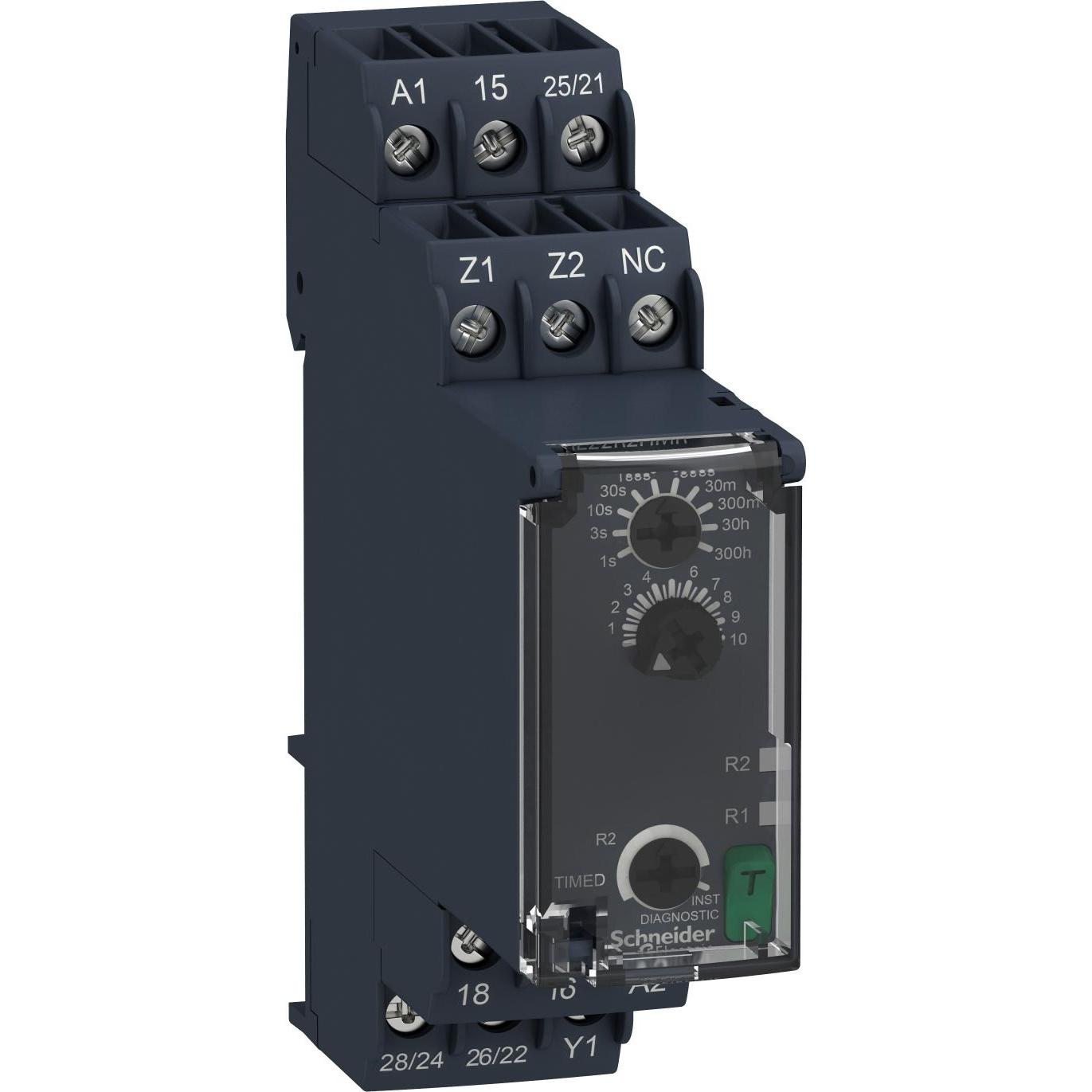 Schneider Electric Off Delay Timer, Relais