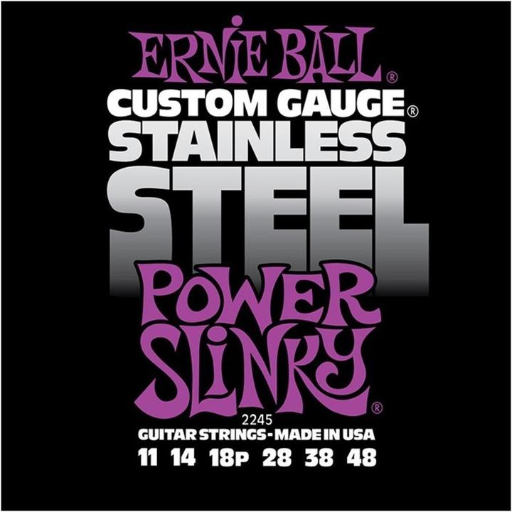 Actual product image Ernie Ball Slinky Stainless (6x, Electric guitar, 0.05")