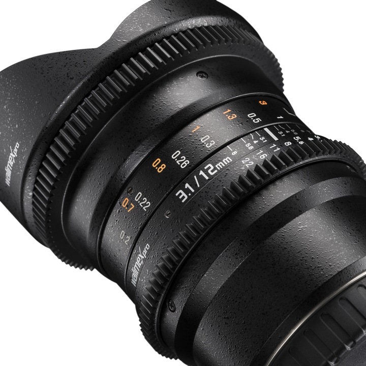 Produktbild Walimex 12/3,1 Fisheye Video DSLR Nikon F (Nikon F, APS-C / DX, Vollformat)