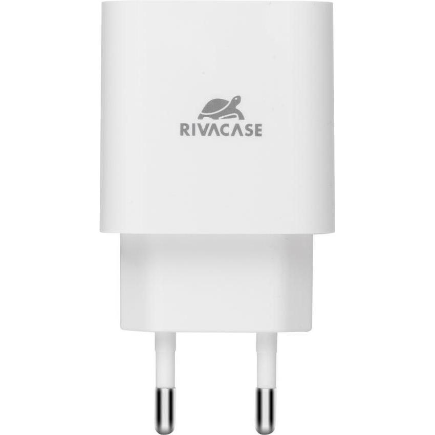 Thumbnail - Rivacase MOBILE CHARGER WALL/WHITE PS4101 W00 (20 W), USB Ladegerät, Weiss