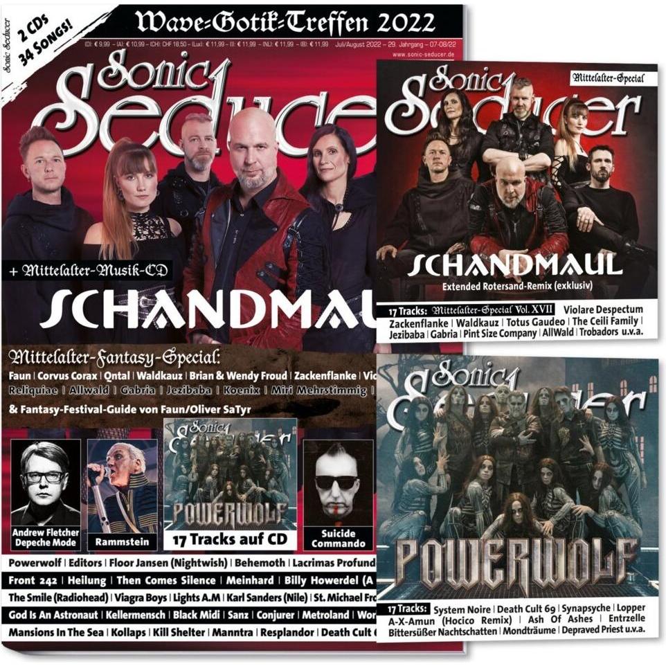 Thumbnail - Thomas Vogel Media, Kalender, Sonic Seducer Multi-Pack 01/2023 mit Ausgabe 07-08/22 + 09/22 (Harter Einband, Deutsch)