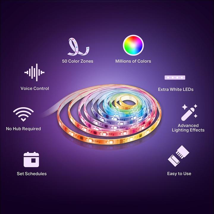 Produktbild TP-Link Tapo (Mehrfarbig, 500 cm, Indoor)