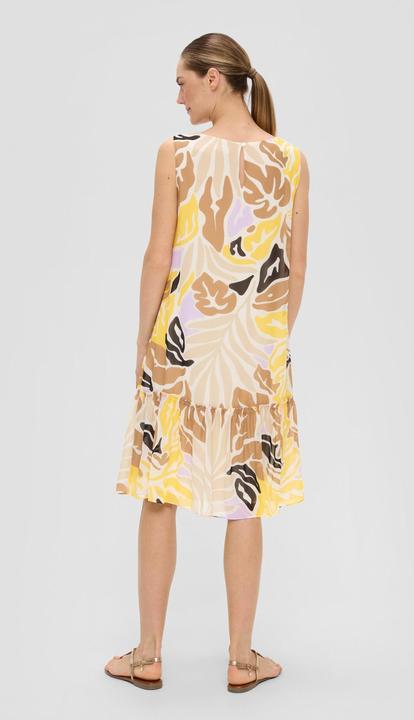 Actual product image S.Oliver Kleid Knieumspielendes Chiffon-Kleid mit Volants (34)