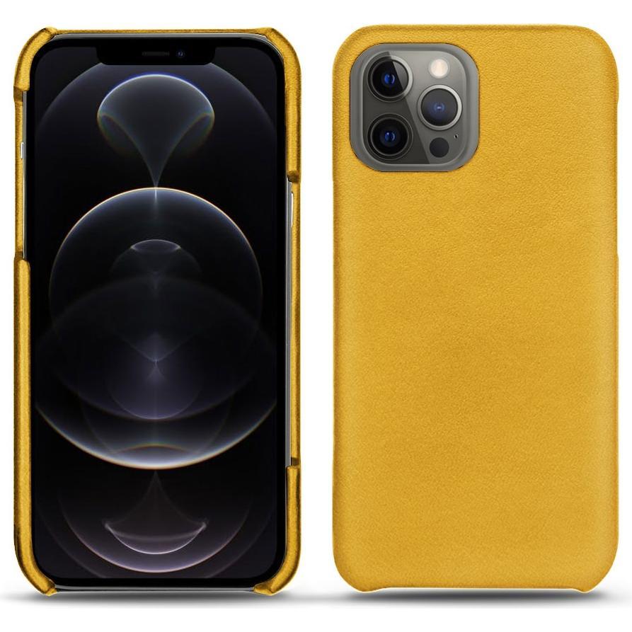 Noreve Lederschutzhülle (Apple iPhone 12 Pro Max), Smartphone Hülle, Orange