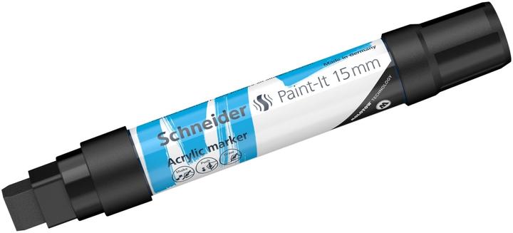 Produktbild Schneider Acrylmarker Paint-It 330 15mm schwarz (Schwarz, 15 mm, 1 x)