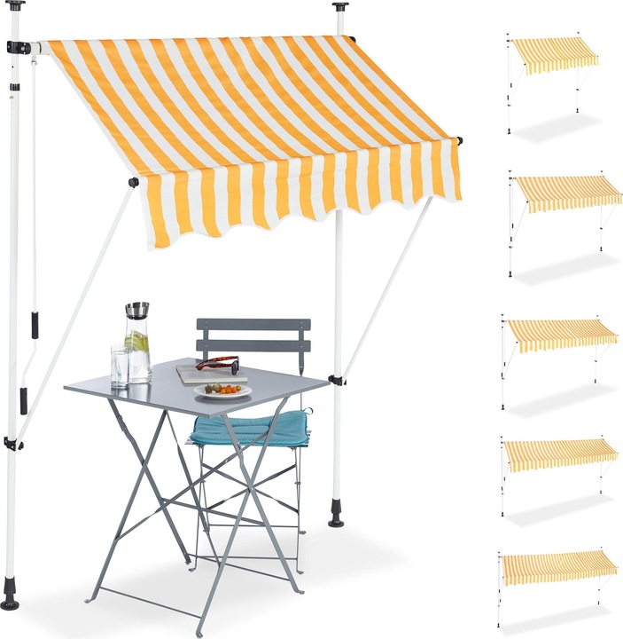 Produktbild Relaxdays Klemmmarkise (2 m)