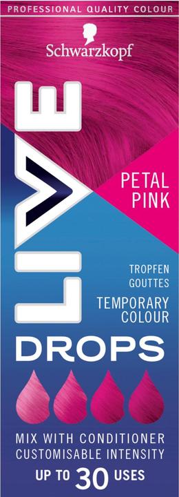 Image du produit Schwarzkopf Live Gouttes de couleur temporaires (Pink)