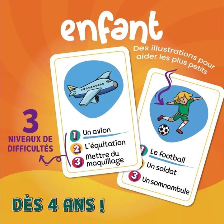 Image du produit Gigamic Génération Mimes (Français, 2 - 10 Joueur)
