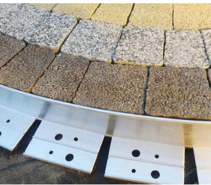 Produktbild Green Split Ultra Starke Alu Rasenkanten 51mm x 100cm | Beeteinfassung | Beetumrandung | Beetbegrenzungen (100 cm)