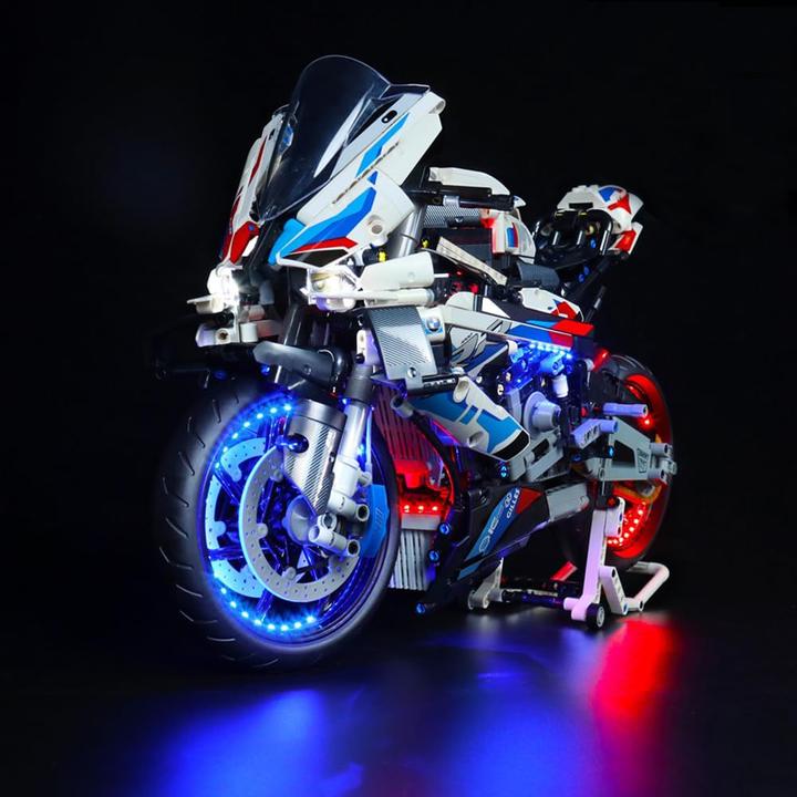 BrickBling LED Licht Set für LEGO BMW: Motorrad M 1000 RR (42130) inkl. Fernbedienung