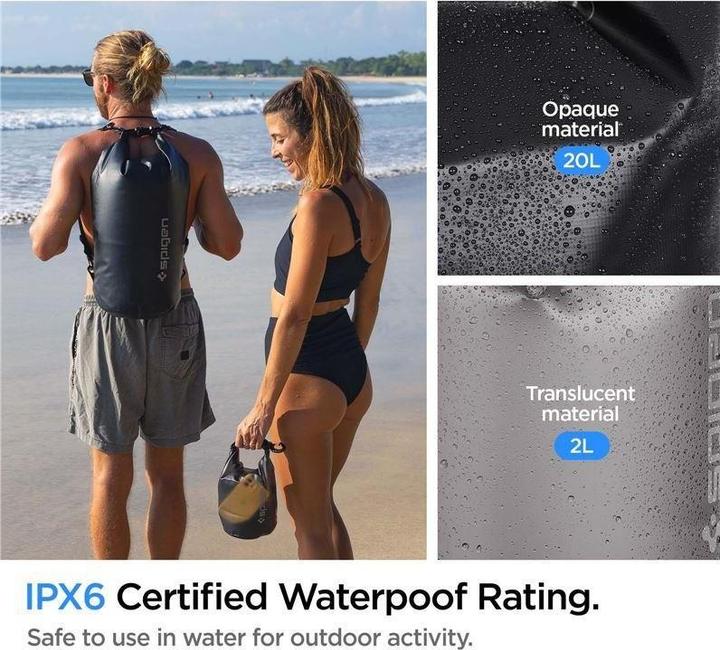 Immagine prodotto Spigen A630 UNIVERSALUS VANDENIUI ATSPIRUS KREPŠIS Juodas (20 l)