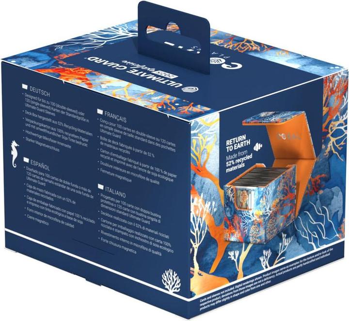 Immagine prodotto Ultimate Guard Sidewinder 100+ Xenoskin 2025 Exclusive "Coral Places" - Fiery Reef