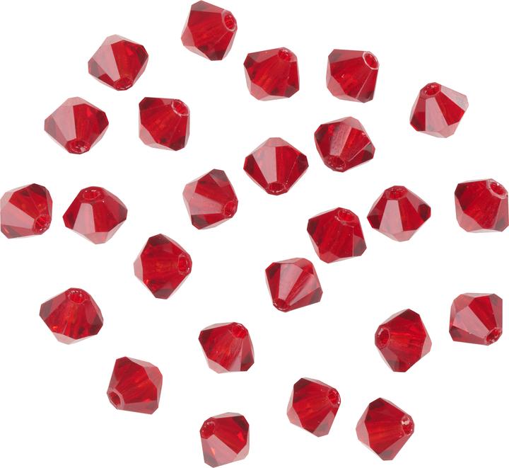 Immagine prodotto Pracht Perline glitterate in vetro, 4 mm, 25 pezzi.