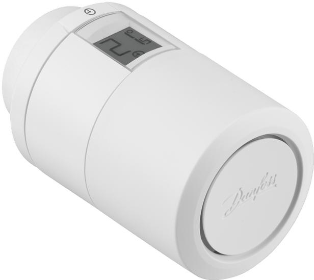 Actual product image Danfoss ECO radio radiator thermostat