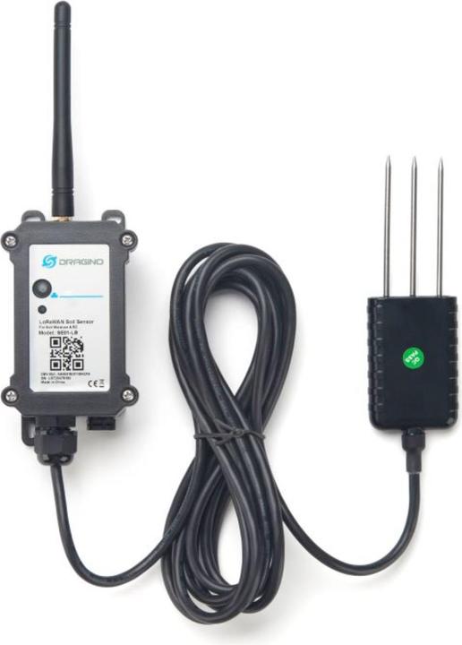 Actual product image Dragino SE01-LB LoRaWAN Soil Moisture / EC Sensor Node 868MHz