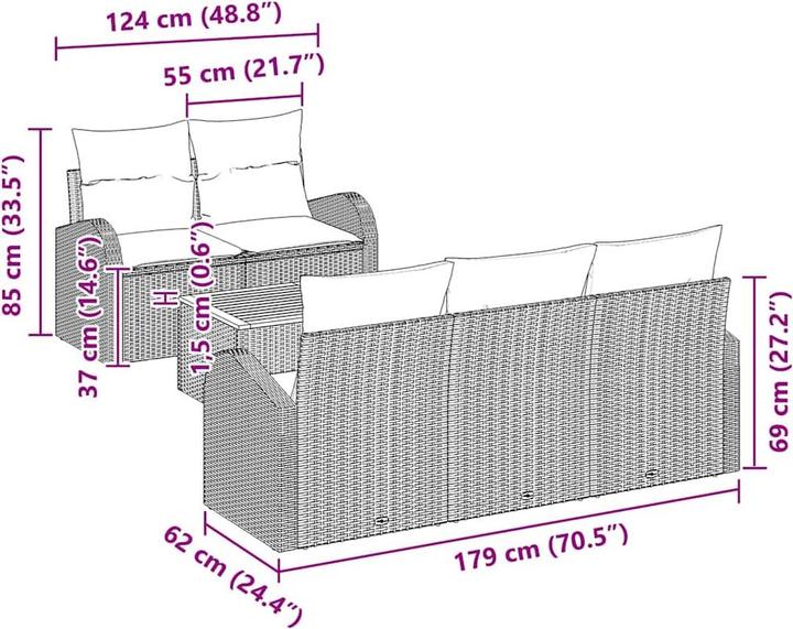 Produktbild vidaXL Everlee