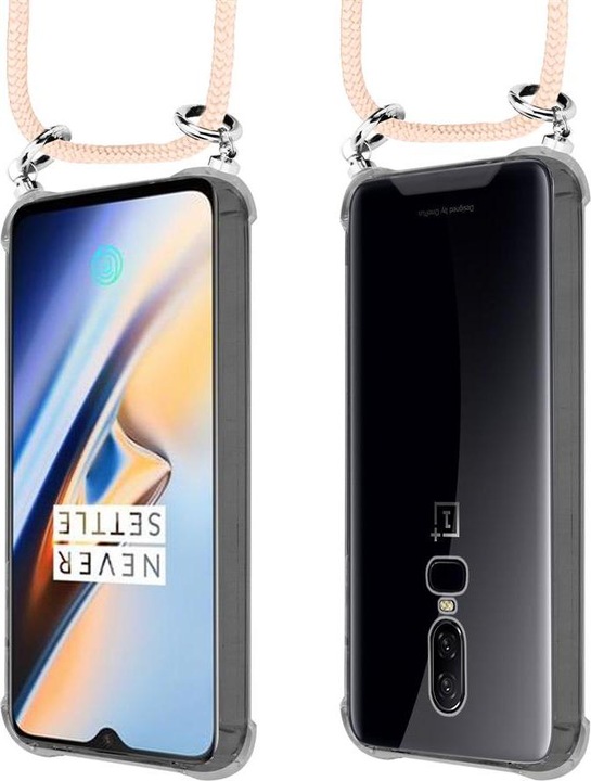 Produktbild Cadorabo TPU Handy Kette SILBER Cover