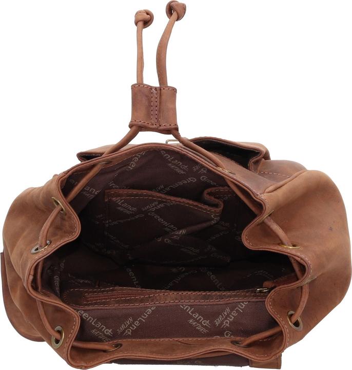 Image du produit Greenland Nature Montenegro City Sac à dos RFID en cuir 25 cm (5 l)