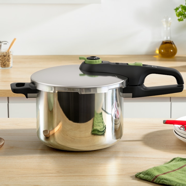 Actual product image Tefal Secure Trendy pressure cooker (22 cm, Steam cooker, Stainless steel)