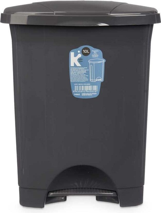Produktbild Natec Papierkorb mit Pedal Anthrazit Kunststoff 10 L (8 Stück) (10 l)