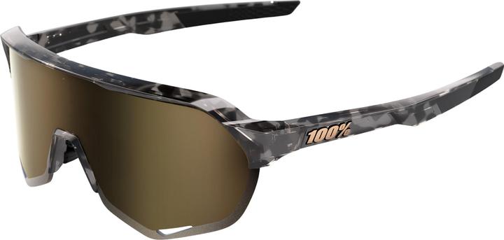 Gloss Black Havana, soft gold mirror