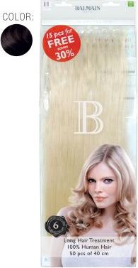 Immagine prodotto Balmain Value Pack 2 naturale dritto 40cm 50pcs capelli umani Fill-In Extensions (Biondismo, 40 cm)