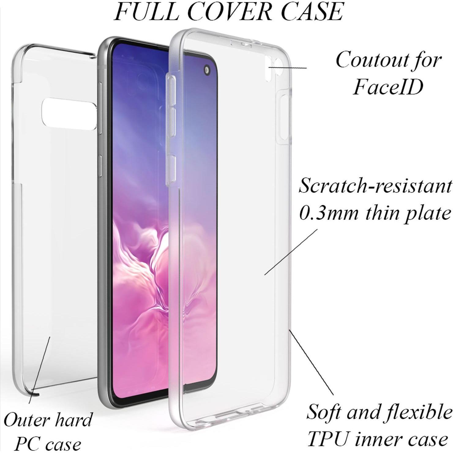 Thumbnail - Nalia 360 Grad Handyhülle (Samsung Galaxy S10e), Smartphone Hülle, Transparent