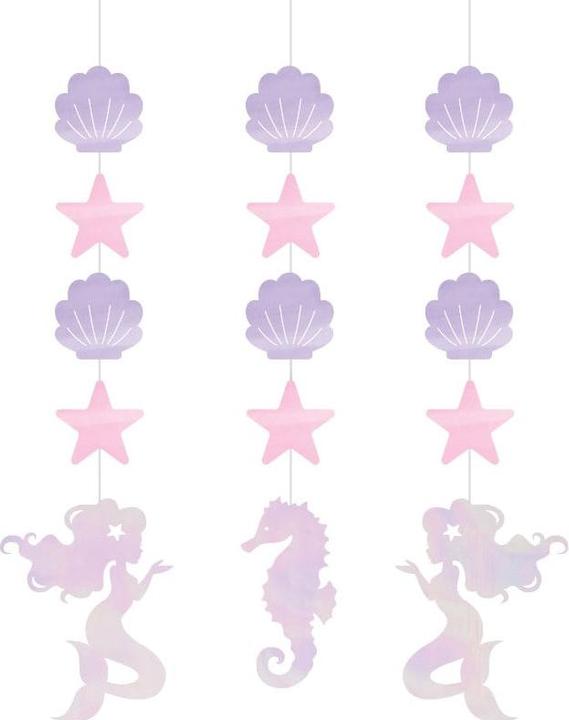 Produktbild Creative Party Décorations à suspendre Mermaid Sirène