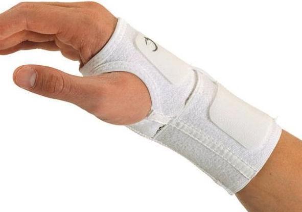 Actual product image Tale Wrist bandage with splint 35mm 15cm right white