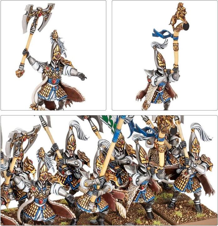 Produktbild Games Workshop Warhammer ToW - Royaumes des Hauts Elfes : Lions Blancs de Chrace (Kunststoff)