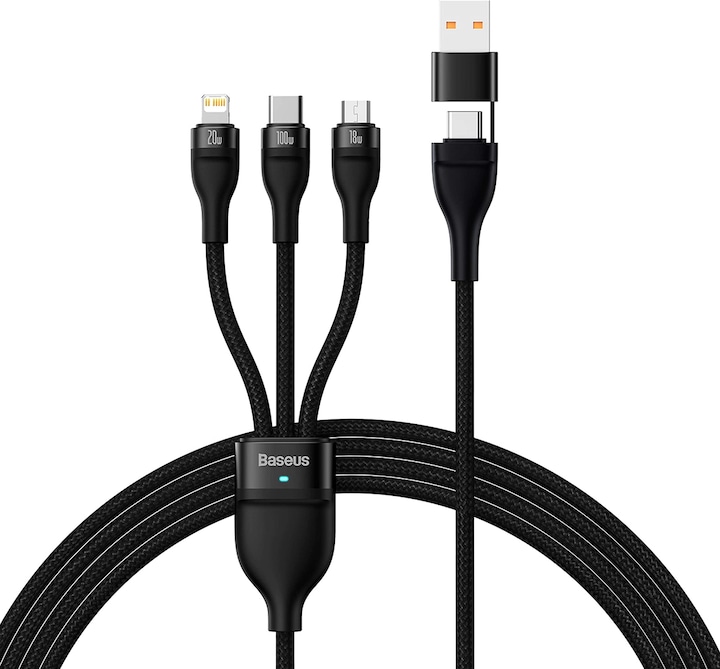 Actual product image Baseus Flash Series II USB Type C (1.20 m, USB 3.2 Gen 1)