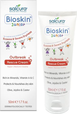 Actual product image Salcura Skincare Bioskin Junior Outbreak Rescue Cream Cream for Babies 150 ml