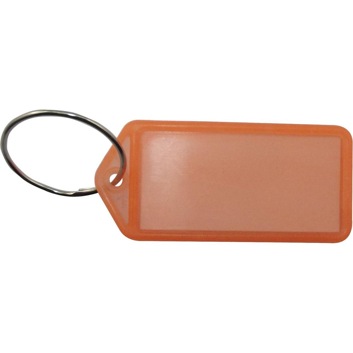 Thumbnail - Reiher, Schlüsselanhänger, Schlüsselanhänger - mit Papiereinlage, Kunststoff transparent orange, Orange