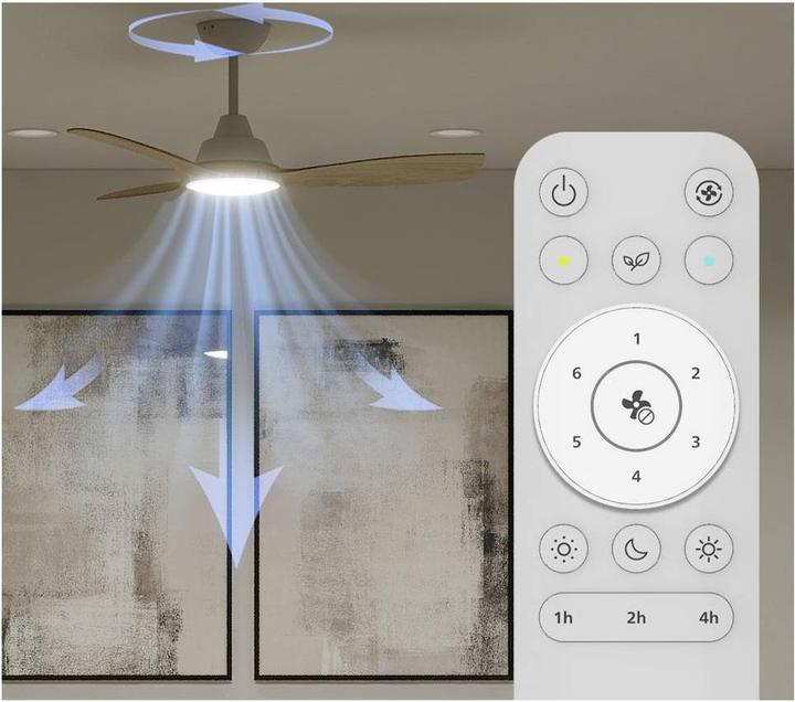 Produktbild Philips Olas Ventilator mit LED-Beleuchtung (50 dB)