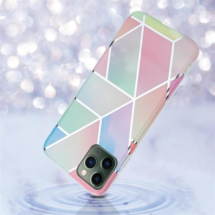Image du produit Cadorabo Couverture IMD TPU Marbre coloré (Apple iPhone 12 mini)
