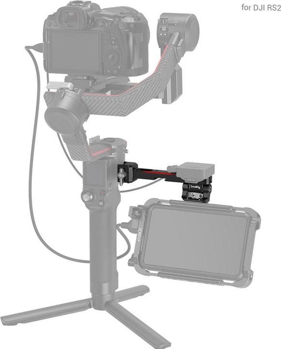 Actual product image SmallRig 3026 Monitor Mount met NATO Klem voor DJI RS 2 / RSC 2