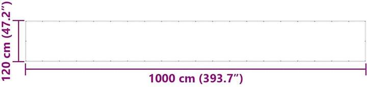 Image du produit vidaXL Balkon Sichtschutz (1000 cm)