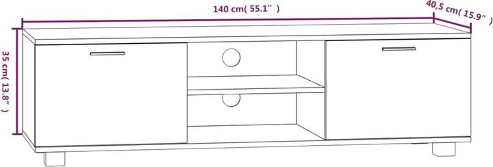 Produktbild VidaXL Giuliana (140 x 40.5 x 34.5 cm)