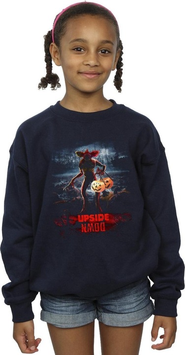 Immagine prodotto Netflix Stranger Things Pumpkin Upside Down Felpa Ragazze (152, 158)
