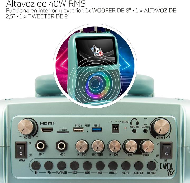 Produktbild Giochi Preziosi Canta Tu Pro - Modèle Vert