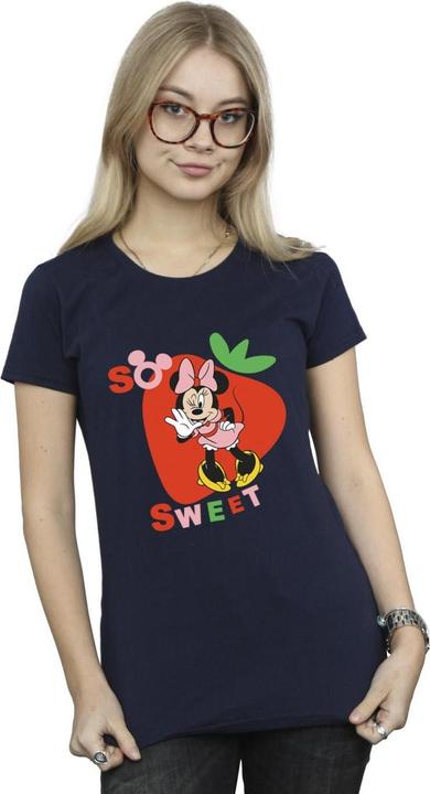 Immagine prodotto Disney Minnie Mouse So Sweet Strawberry Maglietta Donna (S)
