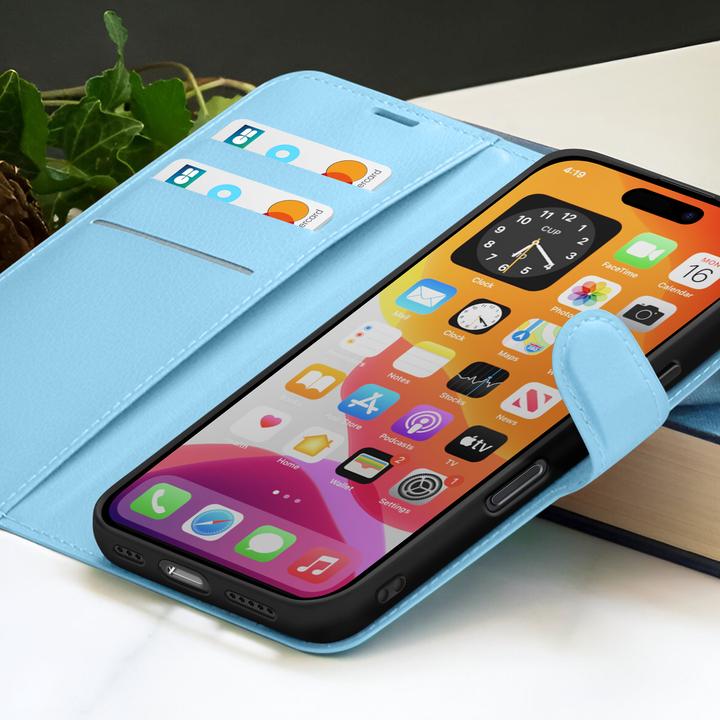 Actual product image Zanaé Klappetui iPhone 16, mit Ständer (Apple iPhone 16)