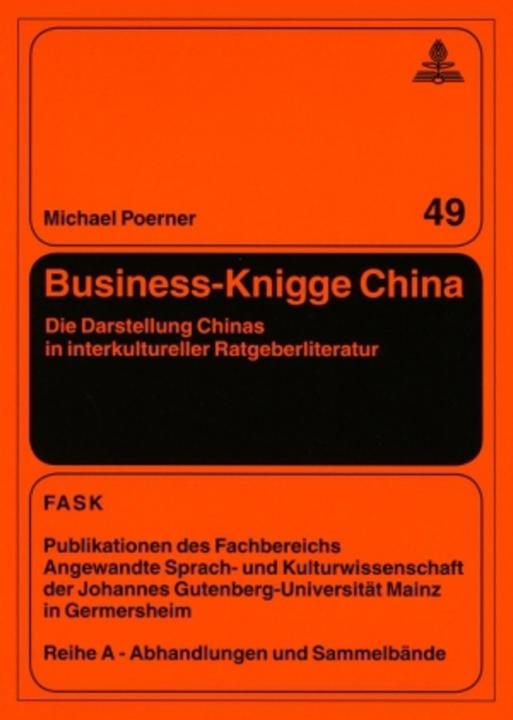 Produktbild Business-Knigge China (Deutsch, Michael Poerner, 2009)